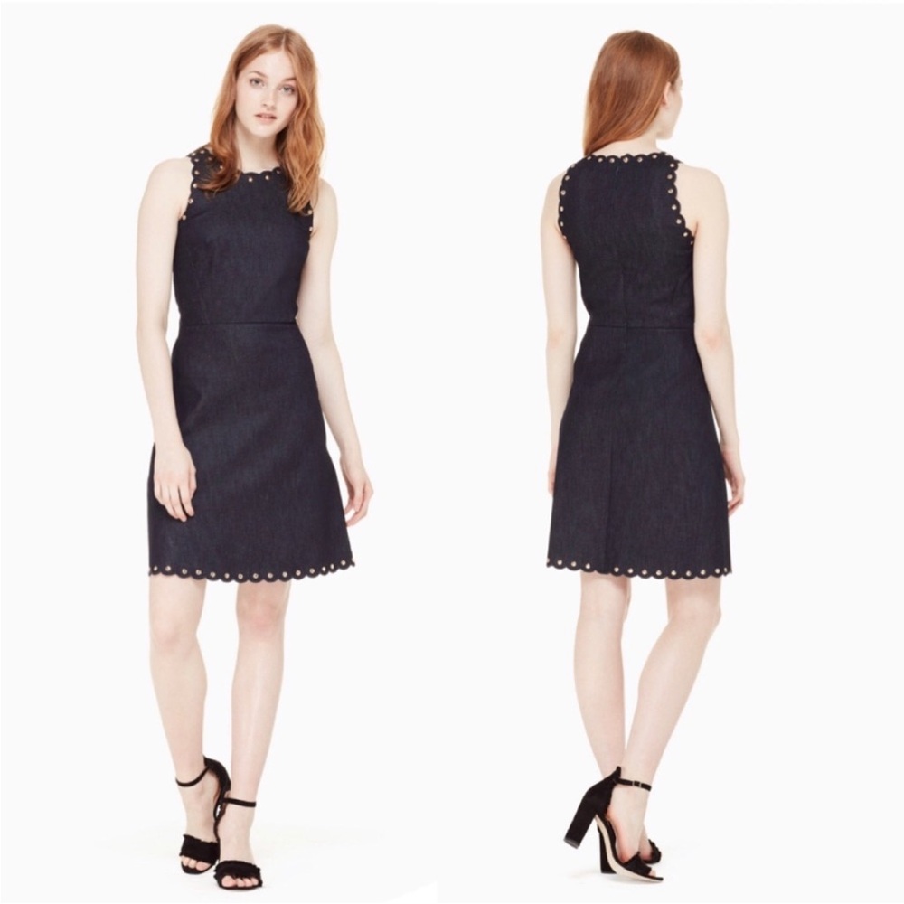 Kate Spade Denim Dress w/ Gold Rivets - Size 4